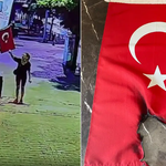 Muğla'da gece yarısı bayrak provokasyonu