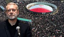 Tahran'da Ali Laricani için cenaze töreni düzenlendi!