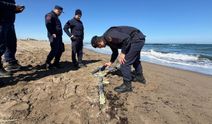 Sakarya'da sahilde parçalanmış İHA bulundu! Güvenlik çemberine alındı...