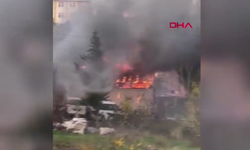 Mahalleli IŞİD'in hücre evini ateşe verdi iddiası