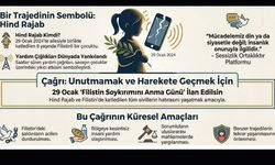 Filistin Soykırımını Anma Günü Çağrısı