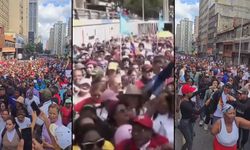 Binlerce Venezuelalı sokaklara döküldü! "Maduro ve eşini geri verin"