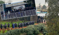 Boğaziçi'nde Erdoğan protestosu! Öğrencilerin kampüse girişi yasaklandı... Gözaltılar var!