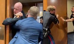 Trump'a Kongrede protesto şoku! Kolunu kırarak salondan çıkardılar