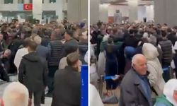 Umre yolcuları havalimanında birbirine girdi!! İnceleme başlatıldı...