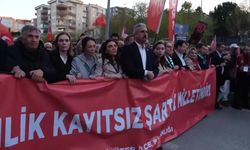 Bursa'da 'Mustafa Bozbey yalnız değildir' yürüyüşü!