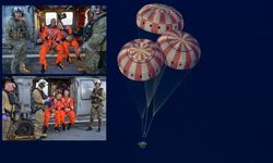 Artemis II mürettebatı tarihi yolculuğun ardından suya düştü