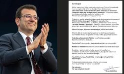 İmamoğlu'dan Erdoğan'a ve millete mektup