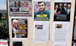 Köln Alevi Festivali'nde tutuklu Merdan Yanardağ ile dayanışma standı