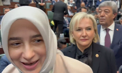 CHP'den istifa eden Nimet Özdemir AKP Grup Toplantısı'nda