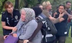 Eylemdeki kızını kurtarmak isteyen öğretmen annesine de polisten sert müdahale