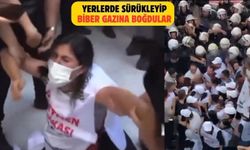 Hakkını arayan öğretmene polis şiddeti!