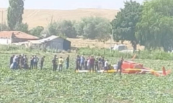 Ankara'da eğitim helikopteri düştü! Yaralılar var