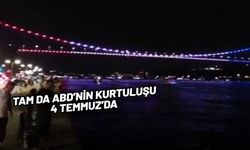 FSM Köprüsü ABD bayrağı renkleriyle mi ışıklandırıldı?