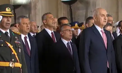 Devlet erkanı Anıtkabir'de