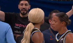 Kadınlar FETÖ'cü Enes Kanter'i maçtan kovdu