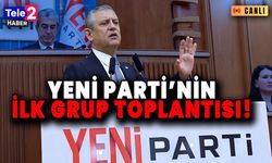 Özgür Özel YENİ Parti Genel Başkanı olarak ilk defa grup kürsüsünde