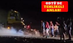 ODTÜ’de öğrencilerin üzerine belediye aracı sürüldü