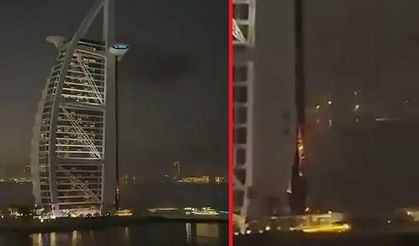 Dubai'deki Burj Al Arab Oteli’ni İran İHA'sı vurdu