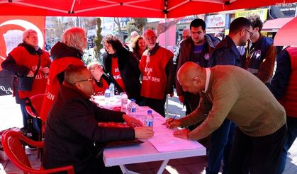 Eskişehir’de emeklilerden 4 günde 5 bin imza!
