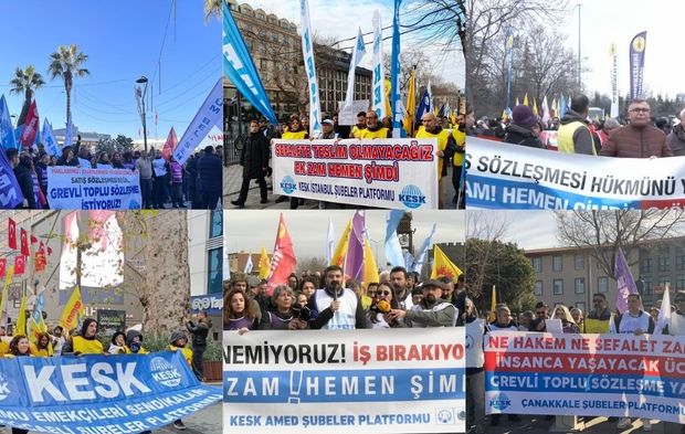 KESK'ten Türkiye genelinde iş bırakma eylemi! İstanbul, Ankara, İzmir, Diyarbakır,Bursa, Hakkari...