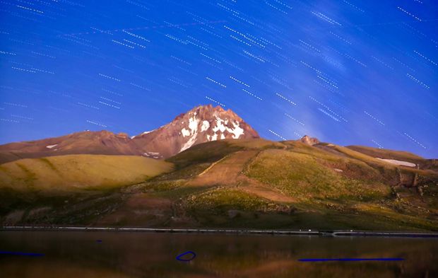 Bir başka olur Erciyes'de meteor yağmuru