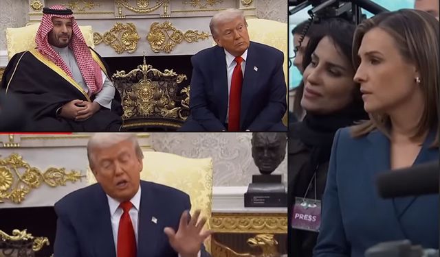 Trump bir muhabire 'Berbat' diğerine 'sus domuzcuk' dedi