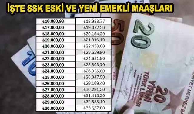 İşte memur ve emeklinin 2026'da alacağı zamlı maaş