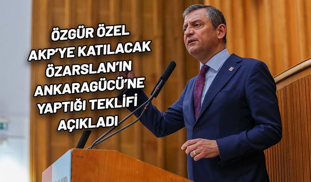Özel Özarslan'ın istifa sürecini detaylarını anlattı! Bu işin sağcısı solcusu değil namuslusu namussuzu var