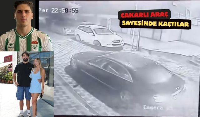 Futbolcu cinayeti öncesi kamerada! Aleyna'nın ofisinin önüne çakarlı araçla gelmişler