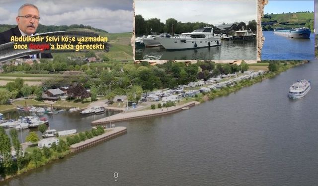 Selvi bak! İşte Lüksemburg'daki marina