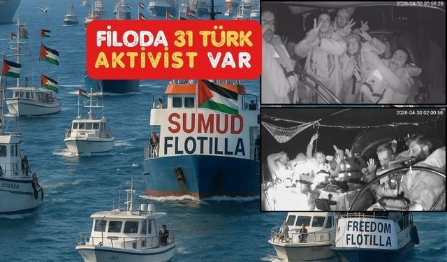 İsrail'den Gazze'ye giden Sumud Filosu'na müdahale! 18 Tekne ile irtibat kesildi
