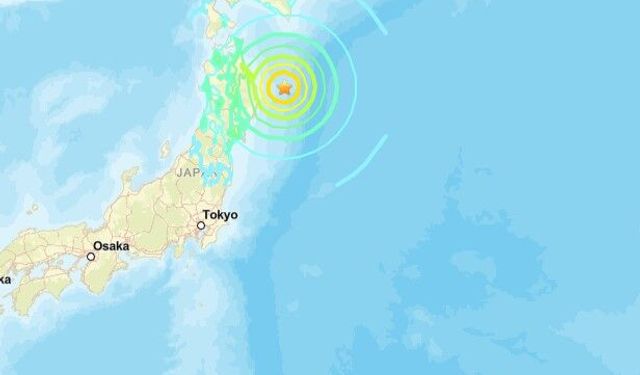 Japonya'da 7.4'lük deprem! Tsunami görüldü tahliyeler başladı