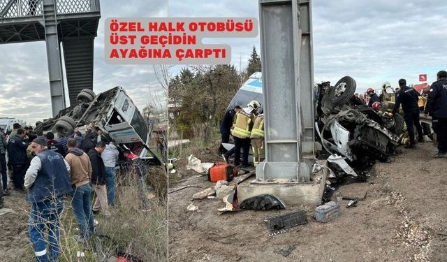 Ankara'da feci kaza: 5 ölü 14 yaralı