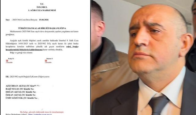 Bu da oldu! Aziz İhsan Aktaş'ın hesaplarındaki bloke kaldırıldı