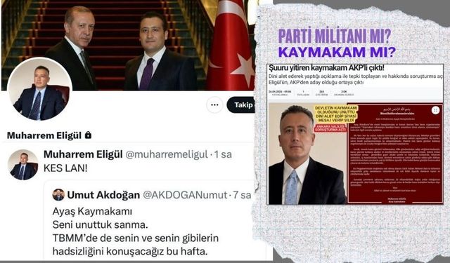 'Kes Lan' Kaymakama başka ilde 'Hukuk Müşaviri' görevi