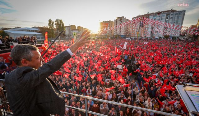 CHP'nin 110'uncu miting adresi Gümüşhane