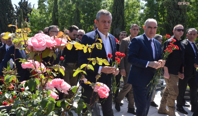 Özgür Özel, Maden Şehitliği'ndeki anma programına katıldı