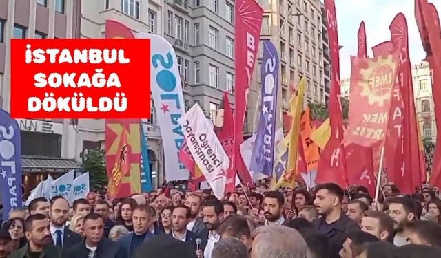 İstanbul  Beyoğlu'nda 'Hain Kemal' sloganları