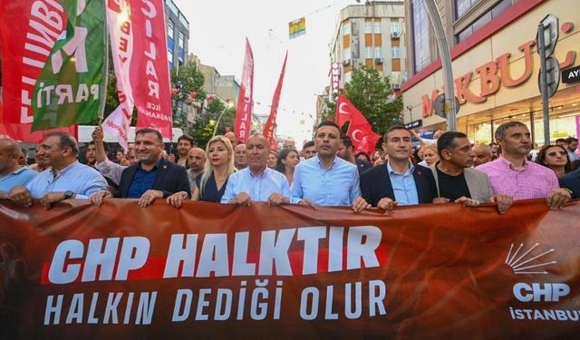 Zeytinburnu'nda Adalet Yürüyüşü!
