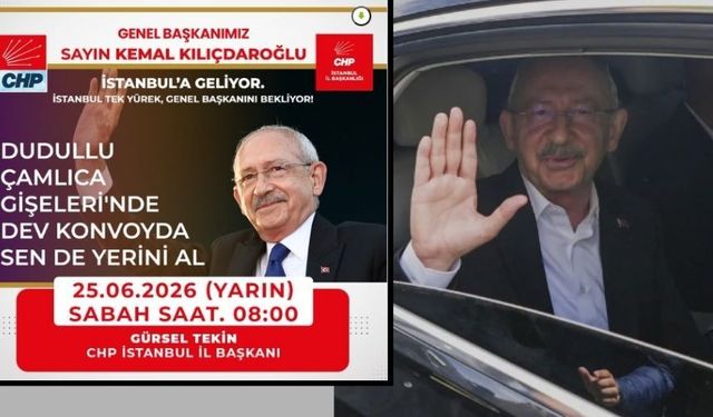 Kılıçdaroğlu'nun konvoy yolculuğu başlamadan bitti
