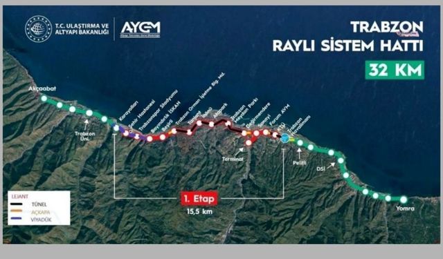Trabzon'a raylı sistem ihalesi de Kalyon-Makyol 'a