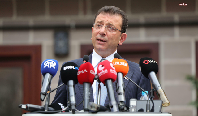Ekrem İmamoğlu: 'Benimle yarışmaktan korkuyor, sesim, görüntüm, mahkemeye gelmem yasak'