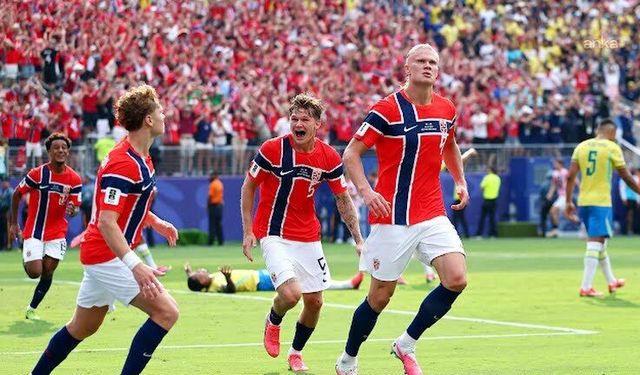Norveç Brezilya'yı 2-1 yenerek çeyrek finale yükseldi