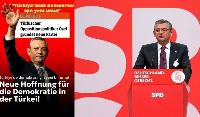 Almanya Sosyal Demokrat Partisi'nden Özel ve yeni partiye destek mesajı
