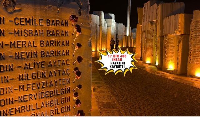 Büyük acının yıldönümü! Marmara Depremi'nde hayatını kaybedenler anıldı