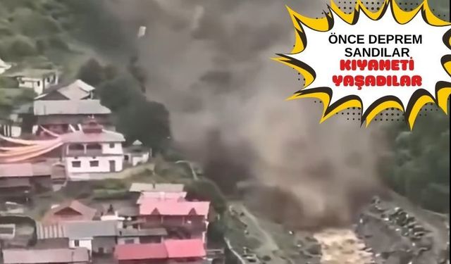 Nepal’de felaket dağdan geldi!  Buz kütleleri çöktü sel köyleri yuttu, binlerce insan kayıp