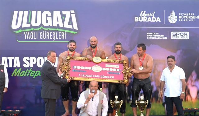 Ulugazi Yağlı Güreşleri’nin yeni Başpehlivanı Orhan Okulu