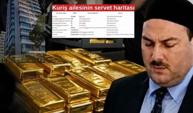 Din sömürüsünün altından servet çıktı! Kuriş ailesinin mal varlığı dudak uçuklattı