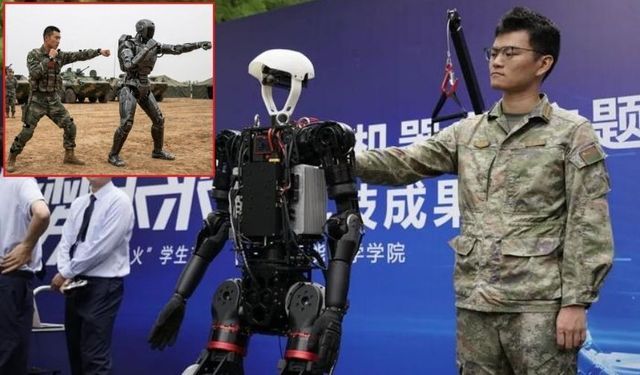 Çin robot asker hazırlıyor! Savaş alanına insansı robotlar geliyor